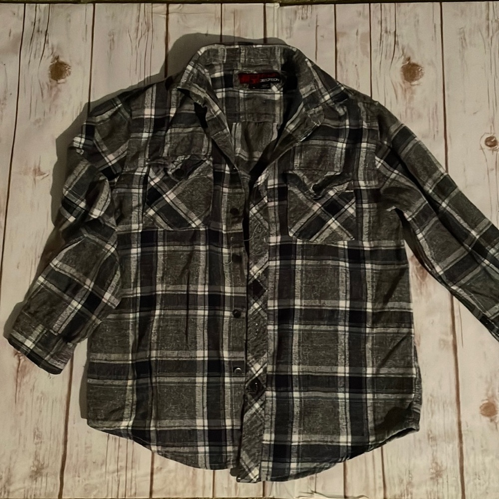 Unisex light weight Pendleton large 2front pockets button up front